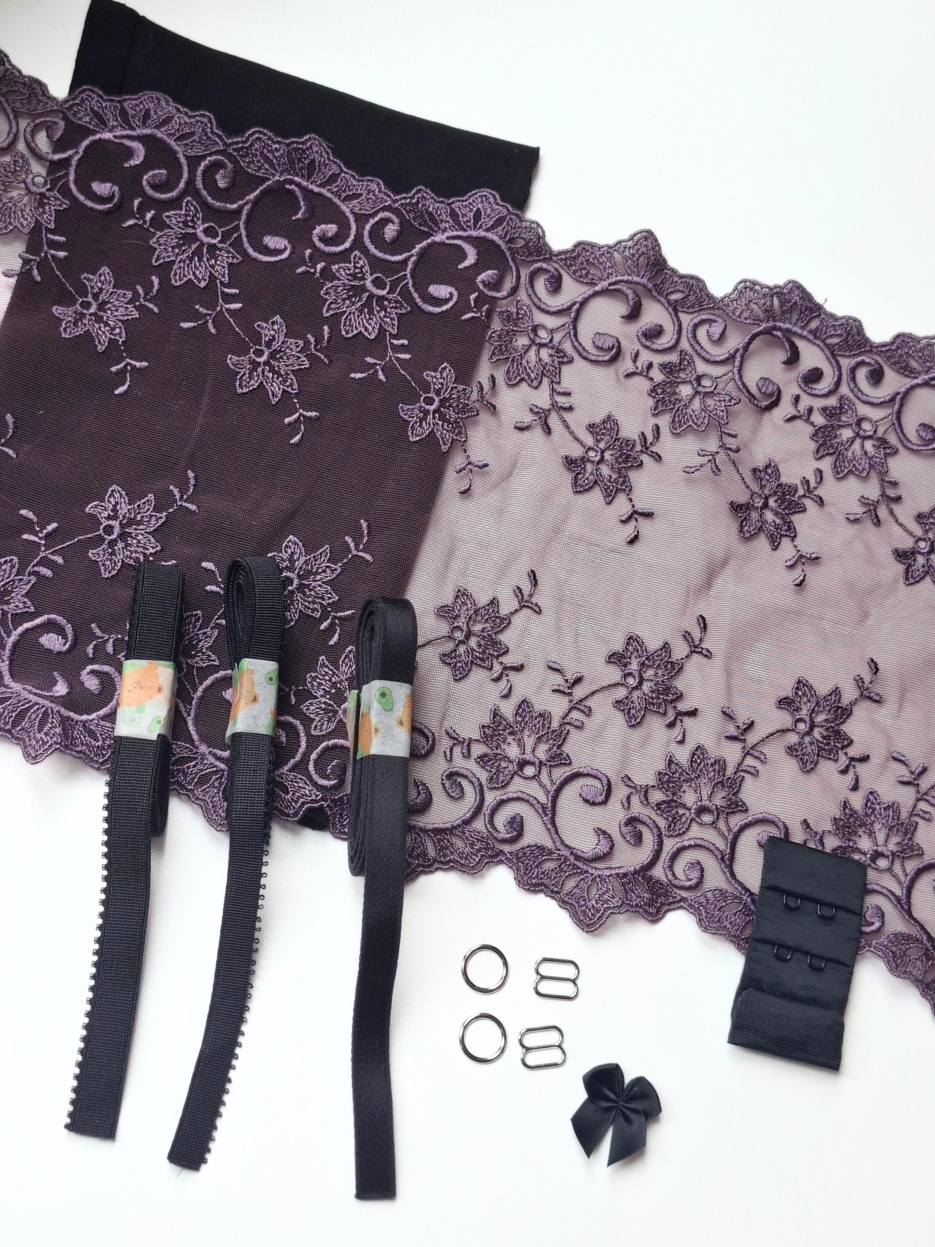 Kit Couture Lingerie - Dentelle Violette